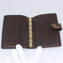 LOUIS VUITTON Damier Ebene Agenda PM Day Planner Cover R20700 LV Auth bs33665-8