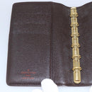LOUIS VUITTON Damier Ebene Agenda PM Day Planner Cover R20700 LV Auth bs33665-18