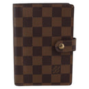 LOUIS VUITTON Damier Ebene Agenda PM Day Planner Cover R20700 LV Auth bs33665-13
