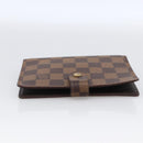 LOUIS VUITTON Damier Ebene Agenda PM Day Planner Cover R20700 LV Auth bs33665-3