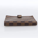 LOUIS VUITTON Damier Ebene Agenda PM Day Planner Cover R20700 LV Auth bs33665-4