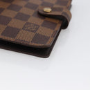 LOUIS VUITTON Damier Ebene Agenda PM Day Planner Cover R20700 LV Auth bs33665-7