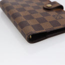 LOUIS VUITTON Damier Ebene Agenda PM Day Planner Cover R20700 LV Auth bs33665-14