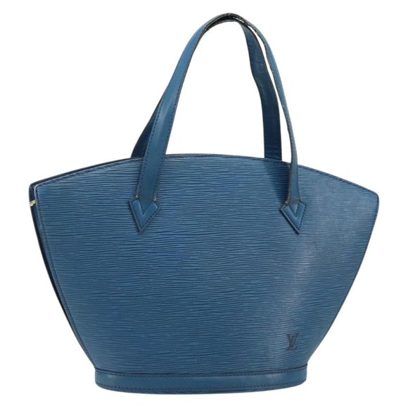 LOUIS VUITTON Epi Saint Jacques Shopping Shoulder Bag Blue M52275 Auth bs33667