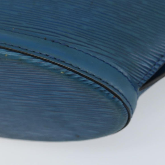 LOUIS VUITTON Epi Saint Jacques Shopping Shoulder Bag Blue M52275 Auth bs33667