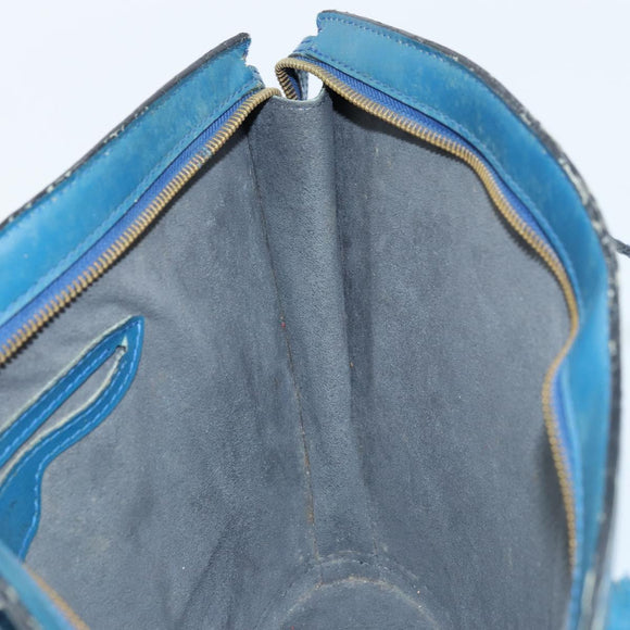 LOUIS VUITTON Epi Saint Jacques Shopping Shoulder Bag Blue M52275 Auth bs33667