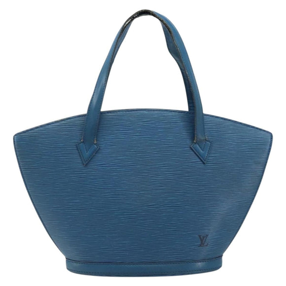 LOUIS VUITTON Epi Saint Jacques Shopping Shoulder Bag Blue M52275 Auth bs33667
