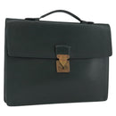LOUIS VUITTON Taiga ServietteKourad Business Bag Epicea T16786 LV Auth bs33668-1