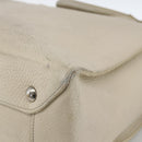 LOUIS VUITTON Cabanaxos Hand Bag Leather White M95887 LV Auth bs33670-12