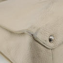LOUIS VUITTON Cabanaxos Hand Bag Leather White M95887 LV Auth bs33670-13