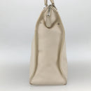 LOUIS VUITTON Cabanaxos Hand Bag Leather White M95887 LV Auth bs33670-5