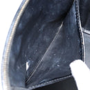 CHANEL Vanity Pouch Patent leather Black Gold CC Auth bs33674-22