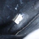 CHANEL Vanity Pouch Patent leather Black Gold CC Auth bs33674-12