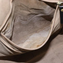 FENDI Tote Bag Canvas Brown Silver Auth bs33677-20
