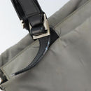 Salvatore Ferragamo Hand Bag Nylon Gray Silver Auth bs33681-10
