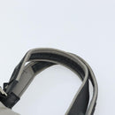Salvatore Ferragamo Hand Bag Nylon Gray Silver Auth bs33681-8