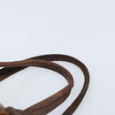 Burberrys Nova Check Hand Bag Canvas Beige Gold Auth bs33687-8
