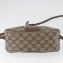 GUCCI GG Supreme Web Sherry Line Bag PVC Beige Gold 001 754 6177 Auth bs33691-6