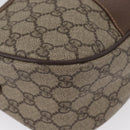 GUCCI GG Supreme Web Sherry Line Bag PVC Beige Gold 001 754 6177 Auth bs33691-15