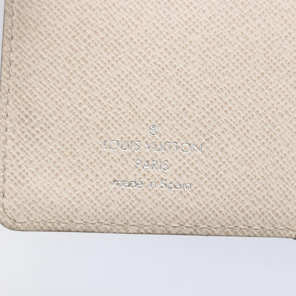 LOUIS VUITTON Epi Agenda PM Day Planner Cover White Yvoire R2005J Auth bs33692