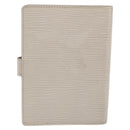 LOUIS VUITTON Epi Agenda PM Day Planner Cover White Yvoire R2005J Auth bs33692-2