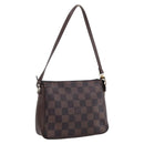 LOUIS VUITTON Damier Ebene Trousse Makeup Pouch N51982 LV Auth bs33693-1