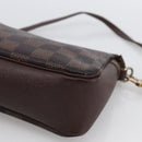 LOUIS VUITTON Damier Ebene Trousse Makeup Pouch N51982 LV Auth bs33693-10