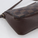 LOUIS VUITTON Damier Ebene Trousse Makeup Pouch N51982 LV Auth bs33693-11