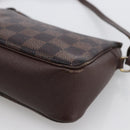 LOUIS VUITTON Damier Ebene Trousse Makeup Pouch N51982 LV Auth bs33693-12