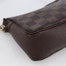 LOUIS VUITTON Damier Ebene Trousse Makeup Pouch N51982 LV Auth bs33693-13