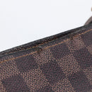 LOUIS VUITTON Damier Ebene Trousse Makeup Pouch N51982 LV Auth bs33693-14