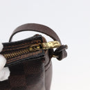 LOUIS VUITTON Damier Ebene Trousse Makeup Pouch N51982 LV Auth bs33693-15