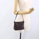 LOUIS VUITTON Damier Ebene Trousse Makeup Pouch N51982 LV Auth bs33693-21