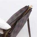 LOUIS VUITTON Damier Ebene Trousse Makeup Pouch N51982 LV Auth bs33693-6