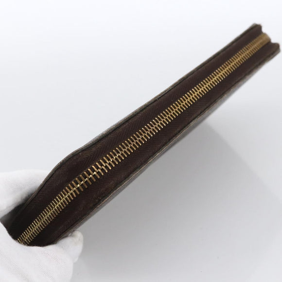 LOUIS VUITTON Monogram Zippy Wallet Long Wallet M42616 LV Auth bs33694