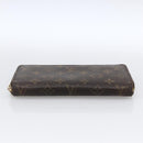 LOUIS VUITTON Monogram Zippy Wallet Long Wallet M42616 LV Auth bs33694-6