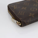 LOUIS VUITTON Monogram Zippy Wallet Long Wallet M42616 LV Auth bs33694-14