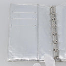 LOUIS VUITTON Monogram Miroir Agenda PM Day Cover Silver R20963 LV Auth bs33695-18