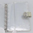 LOUIS VUITTON Monogram Miroir Agenda PM Day Cover Silver R20963 LV Auth bs33695-19