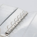LOUIS VUITTON Monogram Miroir Agenda PM Day Cover Silver R20963 LV Auth bs33695-20