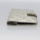 LOUIS VUITTON Monogram Miroir Agenda PM Day Cover Silver R20963 LV Auth bs33695-6