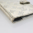 LOUIS VUITTON Monogram Miroir Agenda PM Day Cover Silver R20963 LV Auth bs33695-14