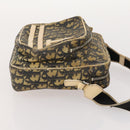 Christian Dior Trotter Canvas Hand Bag Nylon 2 Set Green Navy Auth bs33699-12