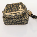 Christian Dior Trotter Canvas Hand Bag Nylon 2 Set Green Navy Auth bs33699-15