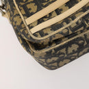 Christian Dior Trotter Canvas Hand Bag Nylon 2 Set Green Navy Auth bs33699-16