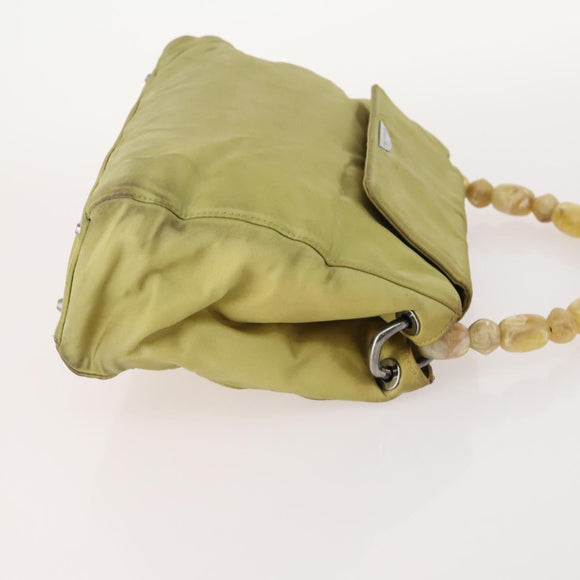 Christian Dior Trotter Canvas Hand Bag Nylon 2 Set Green Navy Auth bs33699