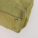 Christian Dior Trotter Canvas Hand Bag Nylon 2 Set Green Navy Auth bs33699-8