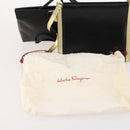 Salvatore Ferragamo Shoulder Bag Leather 2 Set Black Auth bs33700-19