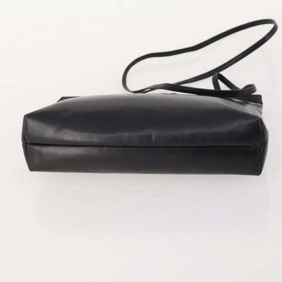 Salvatore Ferragamo Shoulder Bag Leather 2 Set Black Auth bs33700