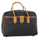 SAINT LAURENT Boston Bag PVC Schwarz Auth bs33701-1
